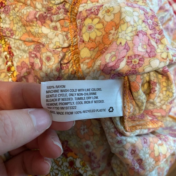 Wild Fable Pink Floral Ruffle Detail Shorts - Picture 5 of 5